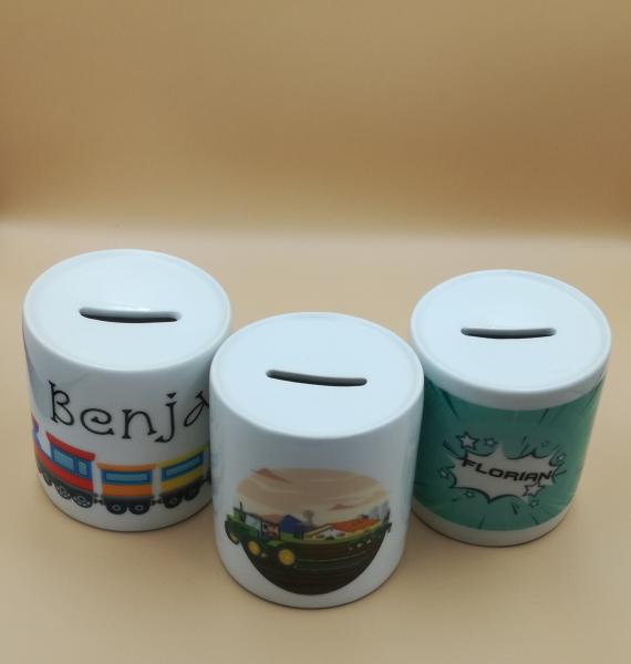 Personalisierte Spardose